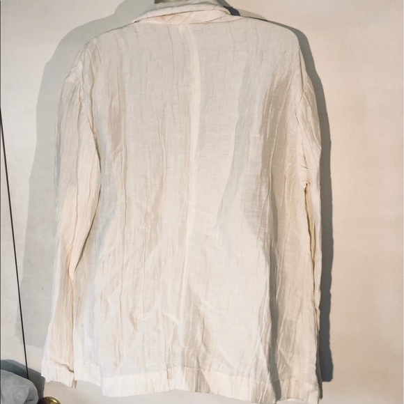 NWT Ellen Tracy ivory/white blazer - Picture 3 of 8